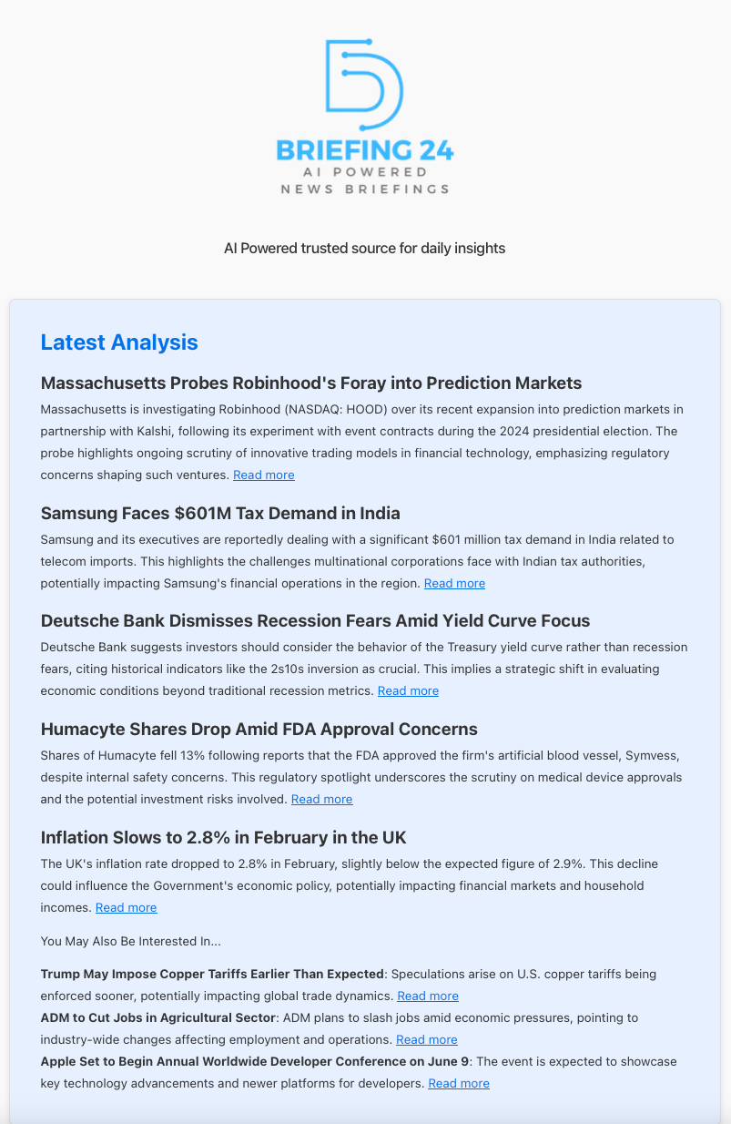 Customized Reports
